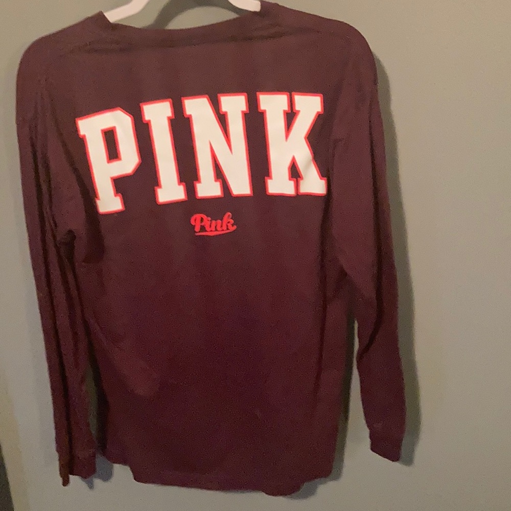 Pink long sleeve t